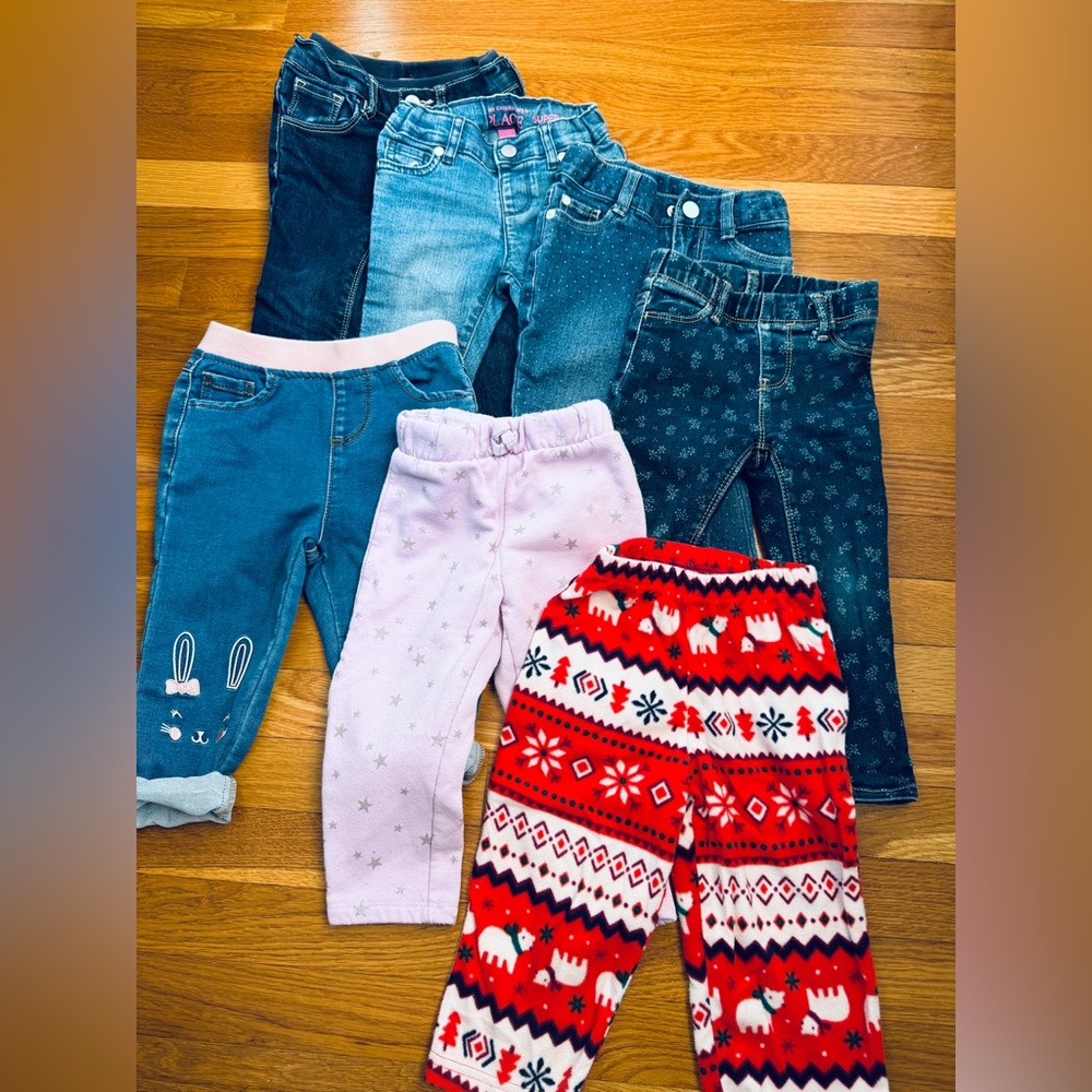 Toddler Girl 18-24M pants jeans fleece